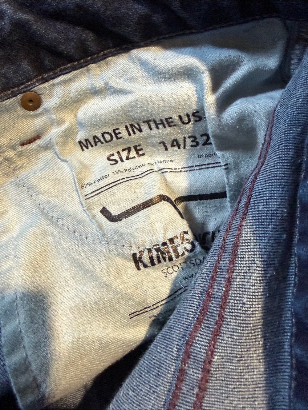 Kimes Ranch Audrey Trouser Jeans Women’s 14x32 Dark Wash Western Denim USA - Picture 6 of 6